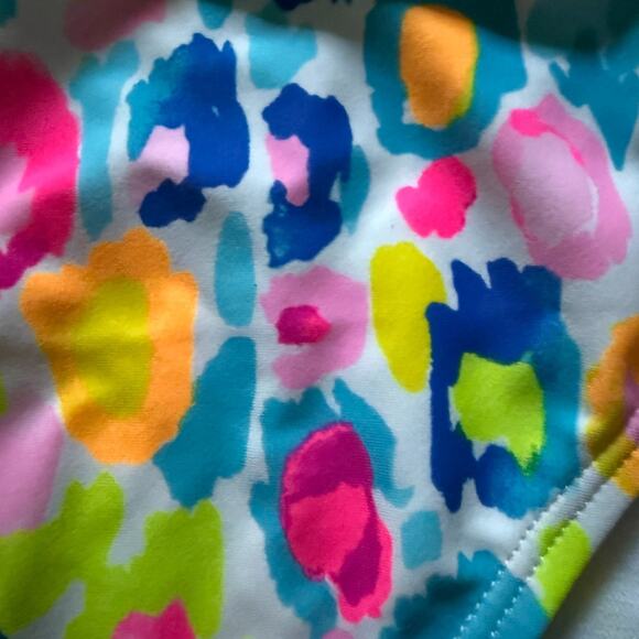 New SALT COVE (Macy's) Strappy Side Multicolor Print Juniors Size XL - Picture 2 of 4